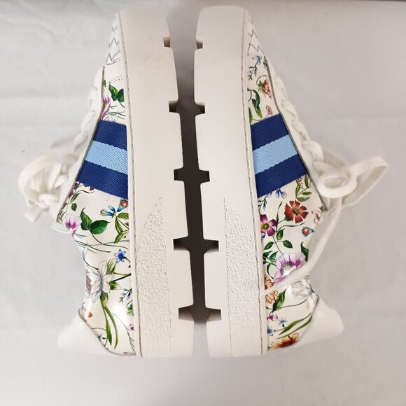 Johnny Was Downtown Fiska Multicolor Leather Sneakers Women 7 Authentic $268 - Picture 7 of 11